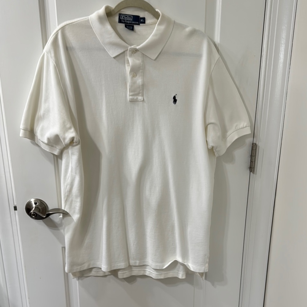 Polo by Ralph Lauren White Polo Shirt with Iconic Logo